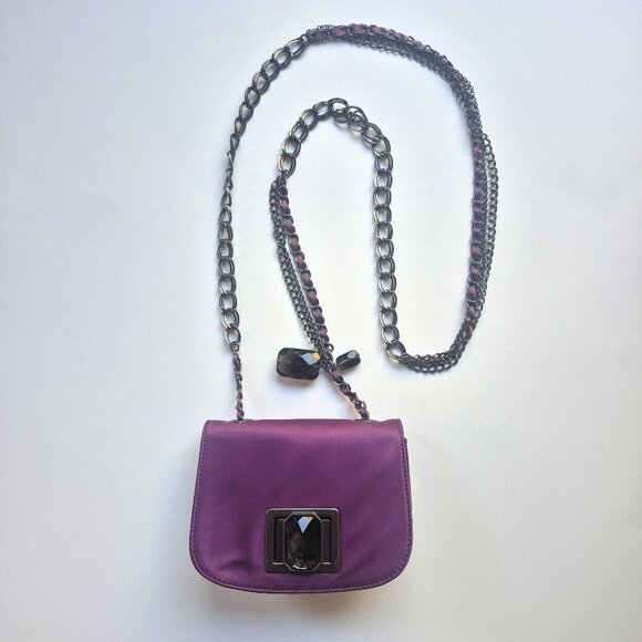 Banana Republic chain cross-body mini bag, purple - Picture 1 of 5